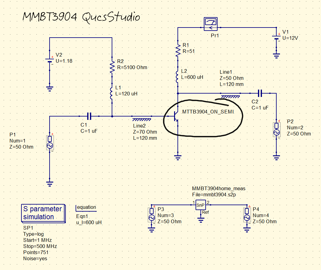 1. [50 points] Given the RF circuit shown below